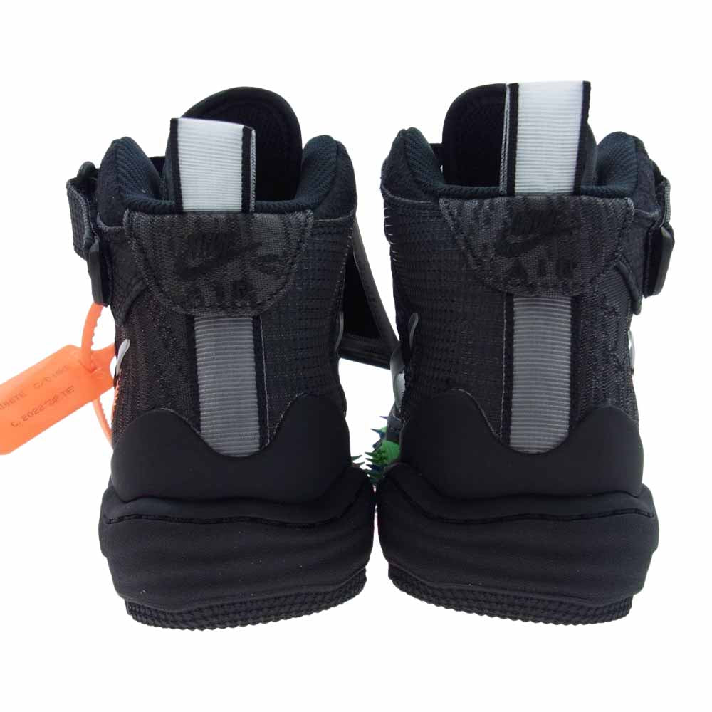 NIKE ナイキ DO6290-001  × OFF-WHITE AIR FORCE 1 MID SP オフホワイト エアフォース1 ミッドカット スニーカー ブラック系 マルチカラー系 25cm【新古品】【未使用】【中古】