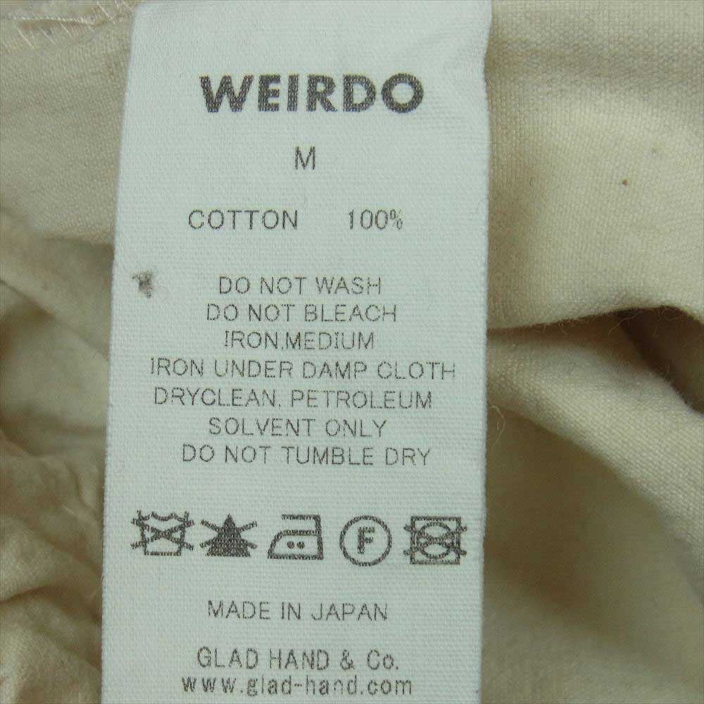 WEIRDO ウィアード WRD-17-SS-02 POPCORN PANT ポップコーン イージー 総柄 パンツ ベージュ系 M【中古】