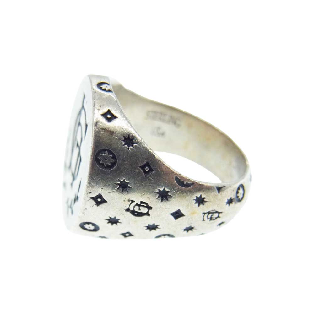 GLADHAND & Co. グラッドハンド Family Crest Ring ファミリー クレスト リング シルバー系 11号【中古】