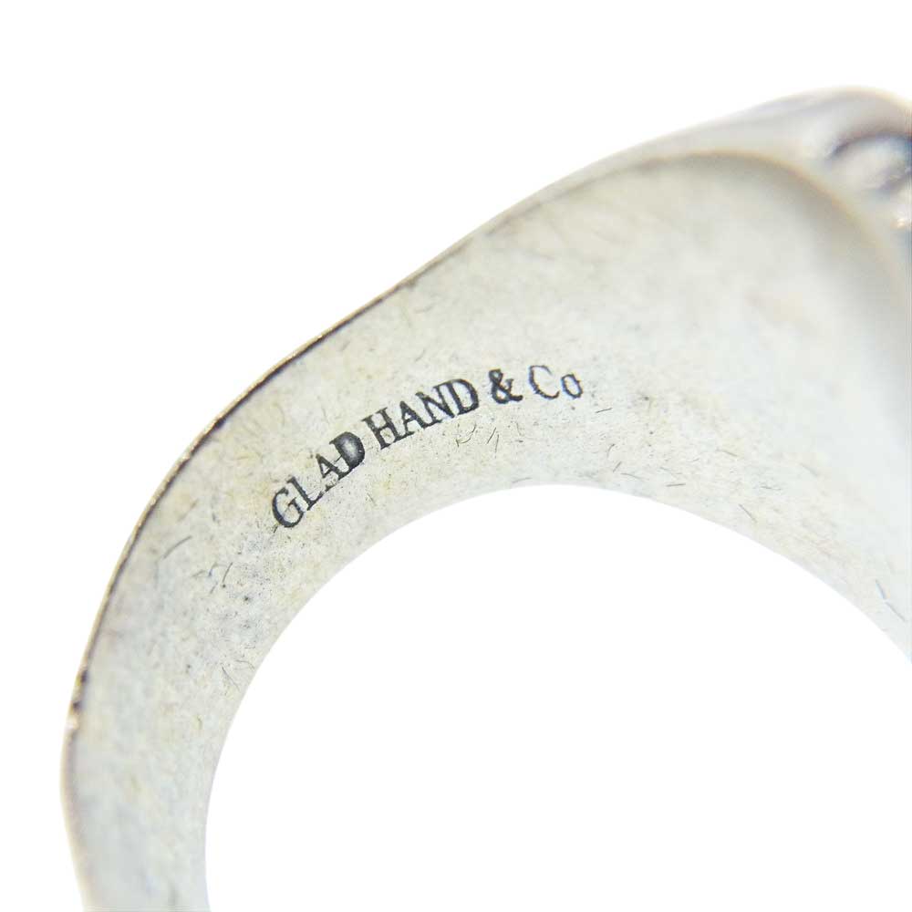 GLADHAND & Co. グラッドハンド Family Crest Ring ファミリー クレスト リング シルバー系 11号【中古】