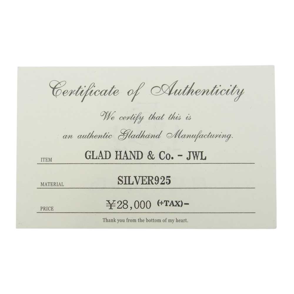 GLADHAND & Co. グラッドハンド Family Crest Ring ファミリー クレスト リング シルバー系 11号【中古】