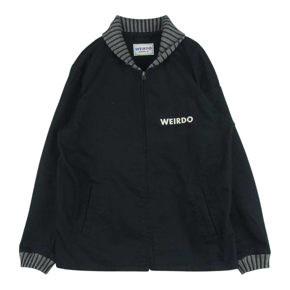 WEIRDO ウィアード WRD-19-SS-01 HY GEAR JACKET ロゴ 刺繍 ギア ファラオ ジャケット ブラック系 M【中古】