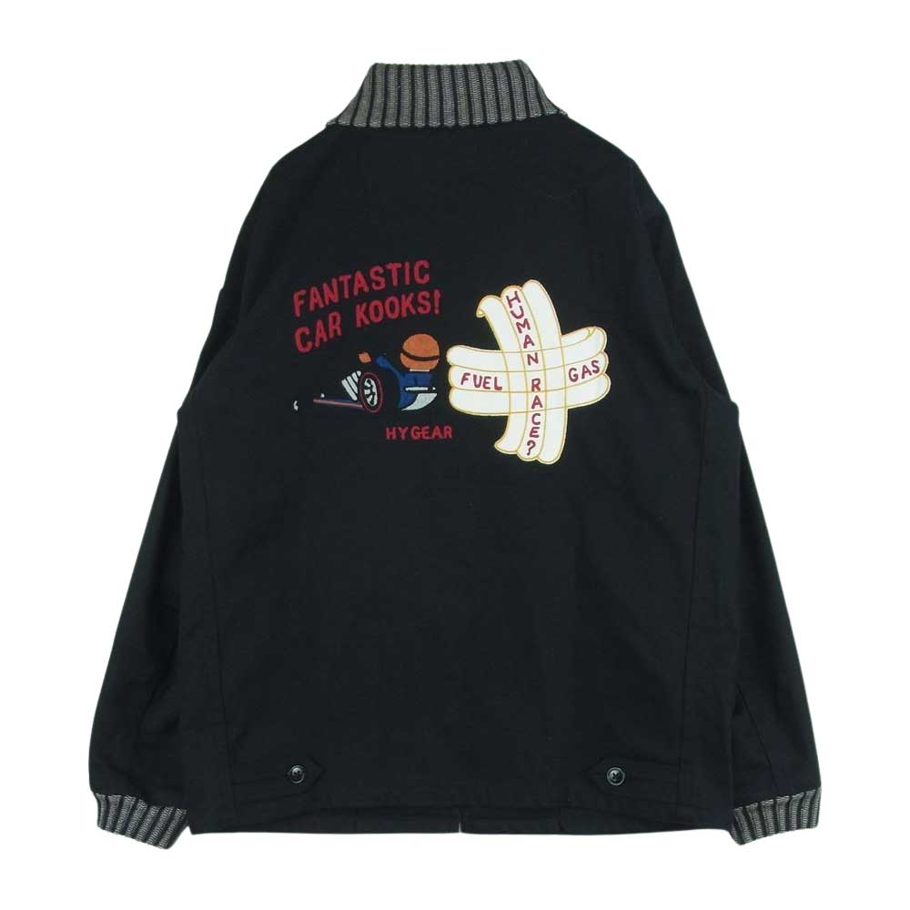 WEIRDO ウィアード WRD-19-SS-01 HY GEAR JACKET ロゴ 刺繍 ギア ファラオ ジャケット ブラック系 M【中古】