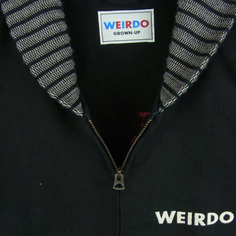 WEIRDO ウィアード WRD-19-SS-01 HY GEAR JACKET ロゴ 刺繍 ギア ファラオ ジャケット ブラック系 M【中古】
