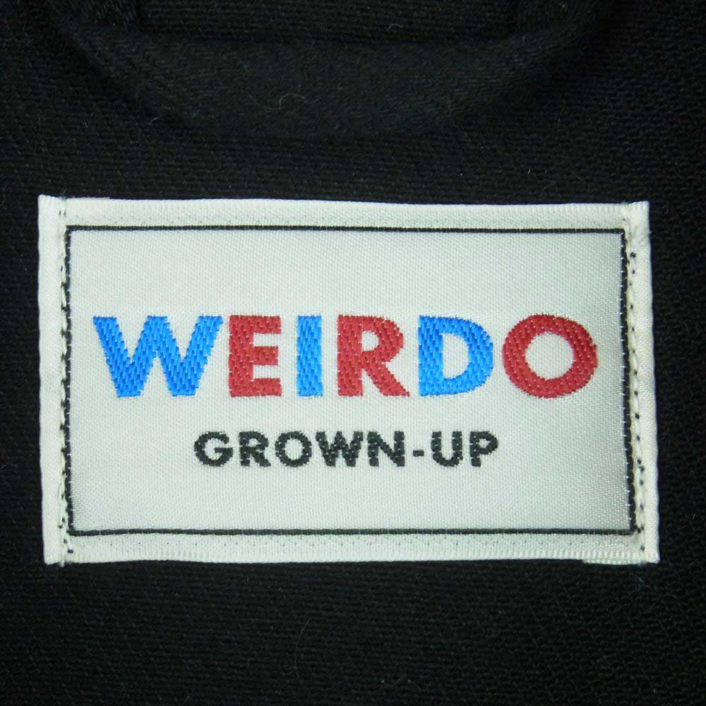 WEIRDO ウィアード WRD-19-SS-01 HY GEAR JACKET ロゴ 刺繍 ギア ファラオ ジャケット ブラック系 M【中古】