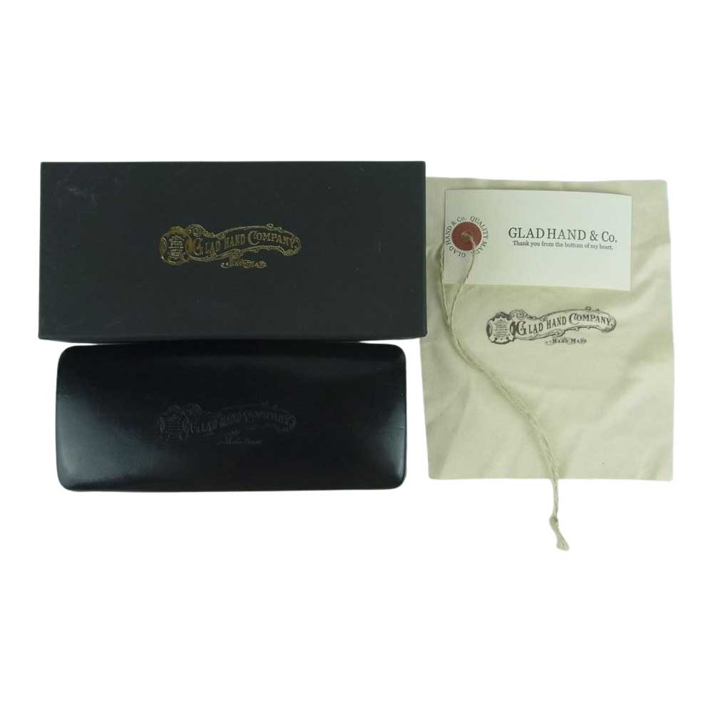 GLADHAND & Co. グラッドハンド 石井浩二 JAMES GLASSES ジェームス グラス 眼鏡 アイウェア シルバー系 SPM × CLR 53 □ 20【中古】