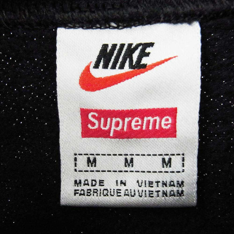 トップスM Supreme Nike Leather Applique Hooded