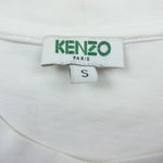 KENZO ケンゾー F855TS0244YL タイガー ロゴ プリント Tシャツ ホワイト ホワイト系 S【中古】