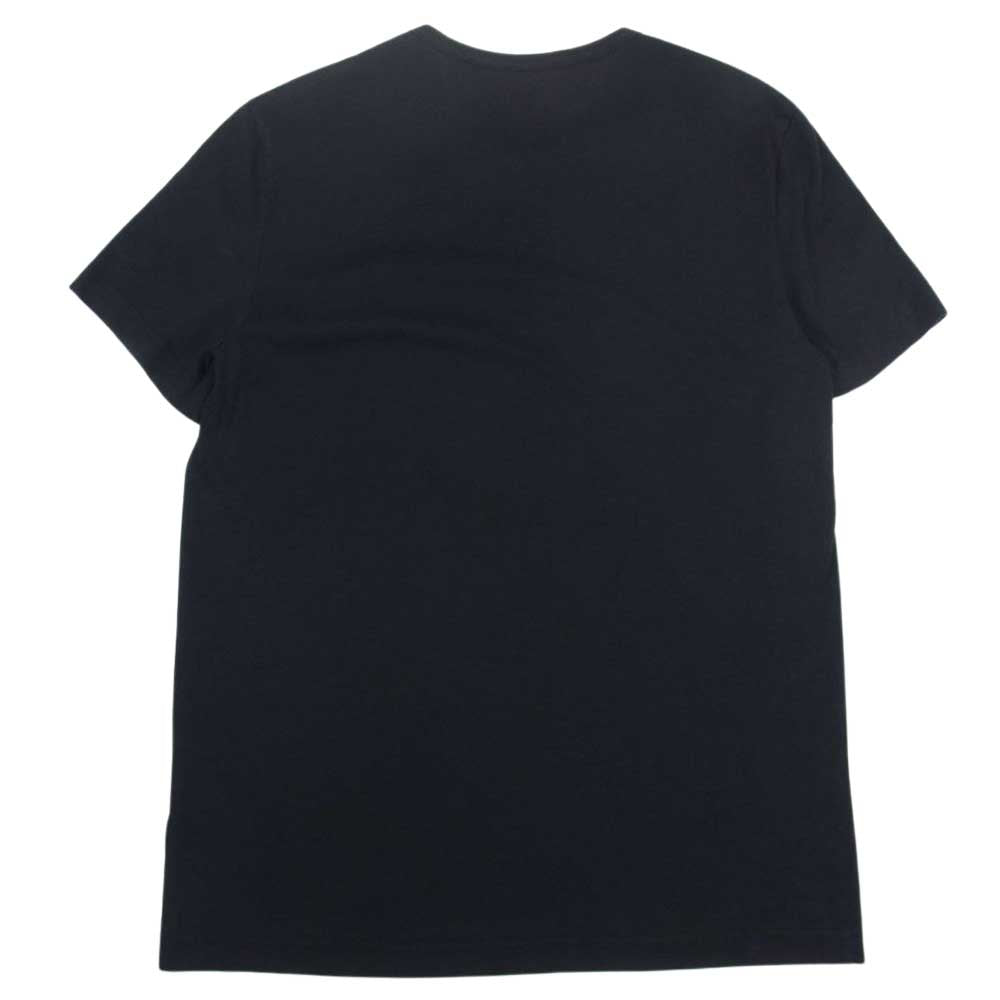MONCLER モンクレール C20918037500 82565 胸ワッペン スマイル 半袖 Tシャツ ブラック ブラック系 S【中古】