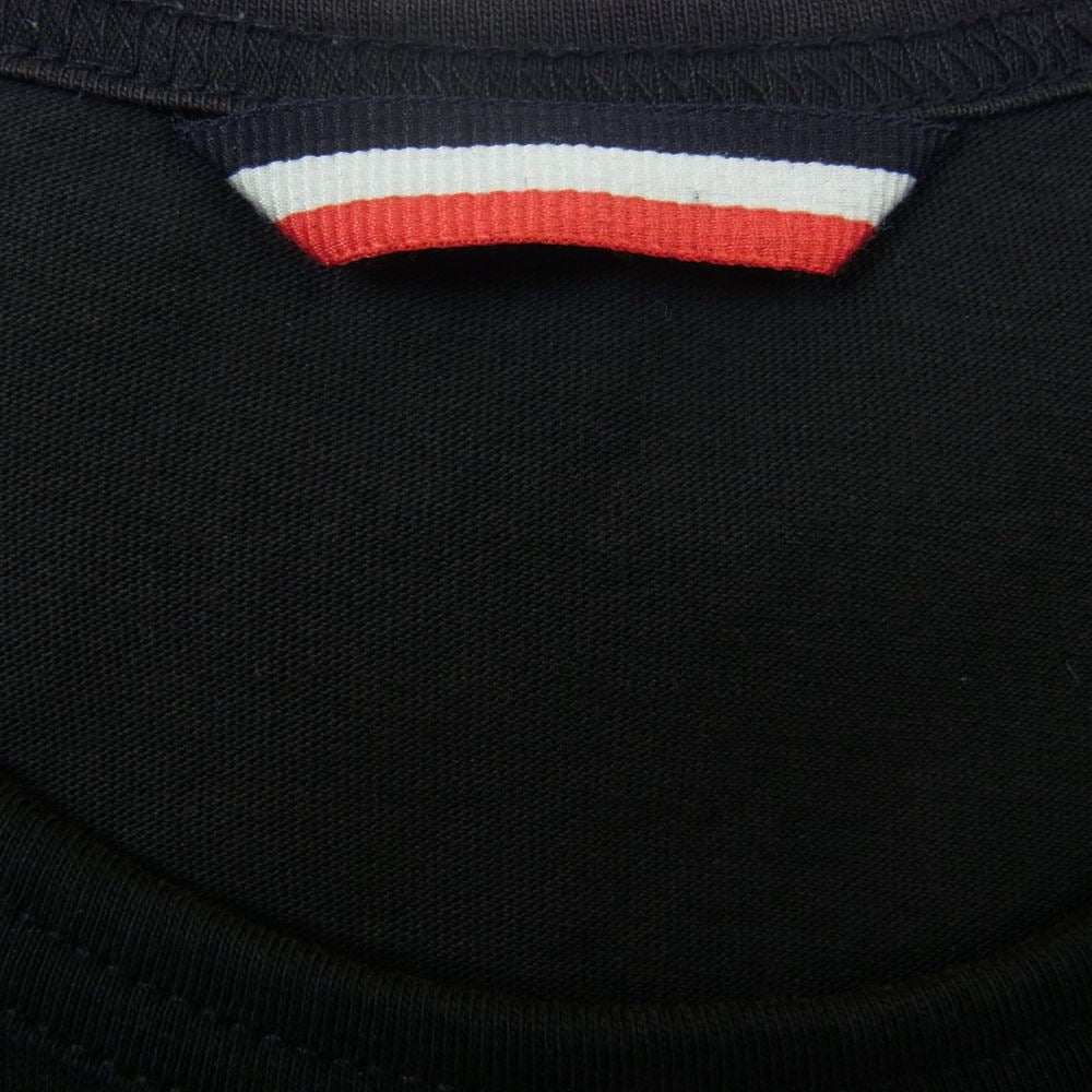 MONCLER モンクレール C20918037500 82565 胸ワッペン スマイル 半袖 Tシャツ ブラック ブラック系 S【中古】