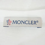 MONCLER モンクレール 19AW E20918046150 V8043 MAGLIA T-SHIRT マグリア ロゴ Tシャツ ホワイト ホワイト系 M【中古】