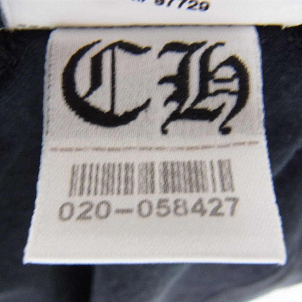 CHROME HEARTS クロムハーツ（原本無） ホースシュー ロゴ プリント 半袖 Tシャツ ブラック ブラック系 S【中古】