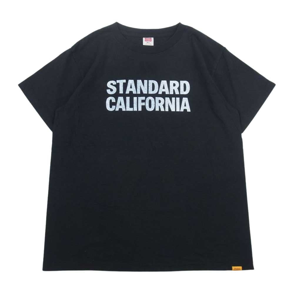 STANDARD CALIFORNIA スタンダードカリフォルニア SD US Cotton Logo T 半袖 Tシャツ ブラック系 M【美品】【中古】
