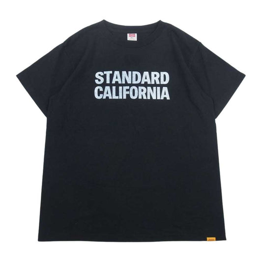 STANDARD CALIFORNIA スタンダードカリフォルニア SD US Cotton Logo T 半袖 Tシャツ ブラック系 M【美品】【中古】