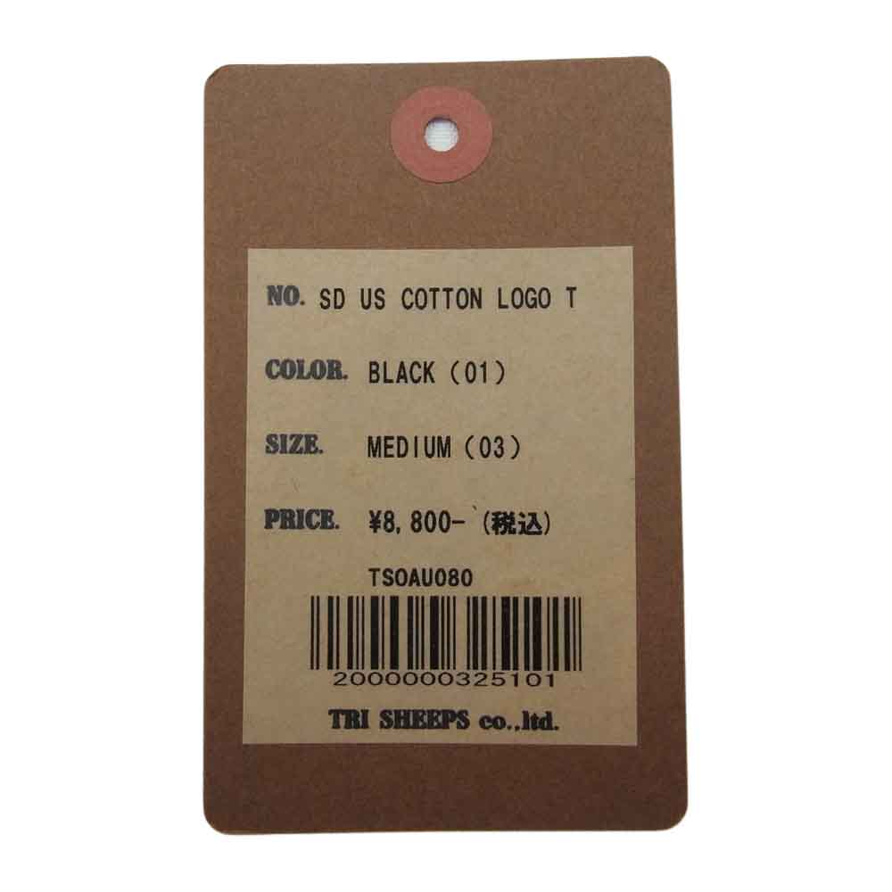 STANDARD CALIFORNIA スタンダードカリフォルニア SD US Cotton Logo T 半袖 Tシャツ ブラック系 M【美品】【中古】