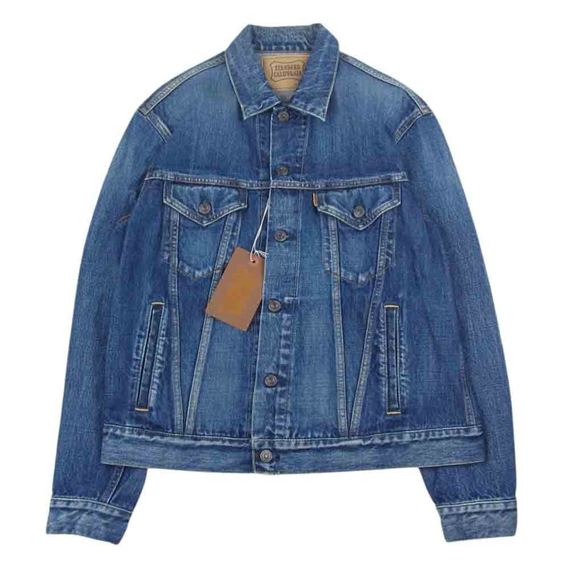 STANDARD CALIFORNIA スタンダードカリフォルニア S957 VW SD Denim Jacket デニム トラッカー ジャケット インディゴブルー系 40【美品】【中古】