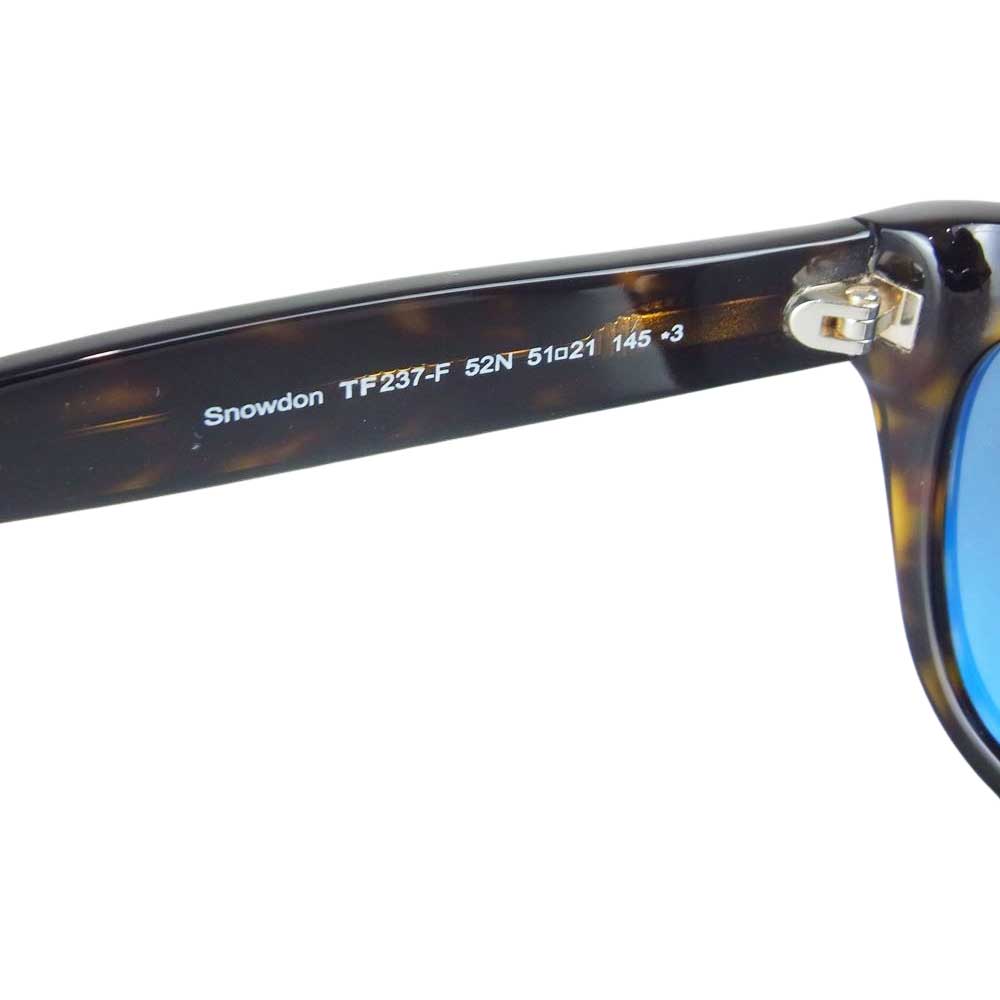 TOM FORD トムフォード TF237-F 52N  Snowdon 45Q スノードン ウェリントン サングラス 眼鏡 アイウェア ブラウン系 51□21-145【中古】