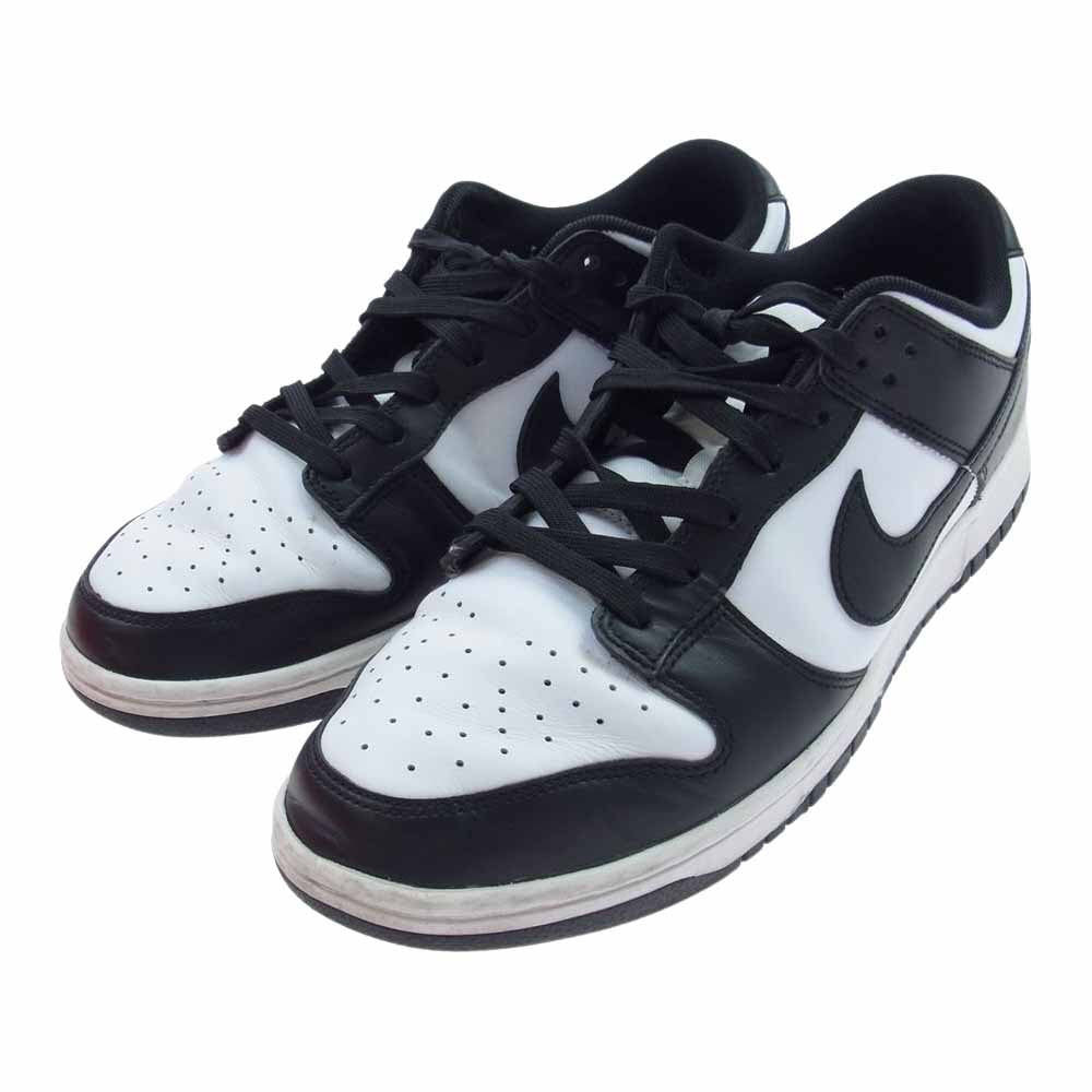 NIKE ナイキ DD1391-100 DUNK LOW RETRO WHITE BLACK ダンクロー レトロ ホワイト ブラック パンダ ローカットスニーカー ブラック系 ホワイト系 28cm【中古】