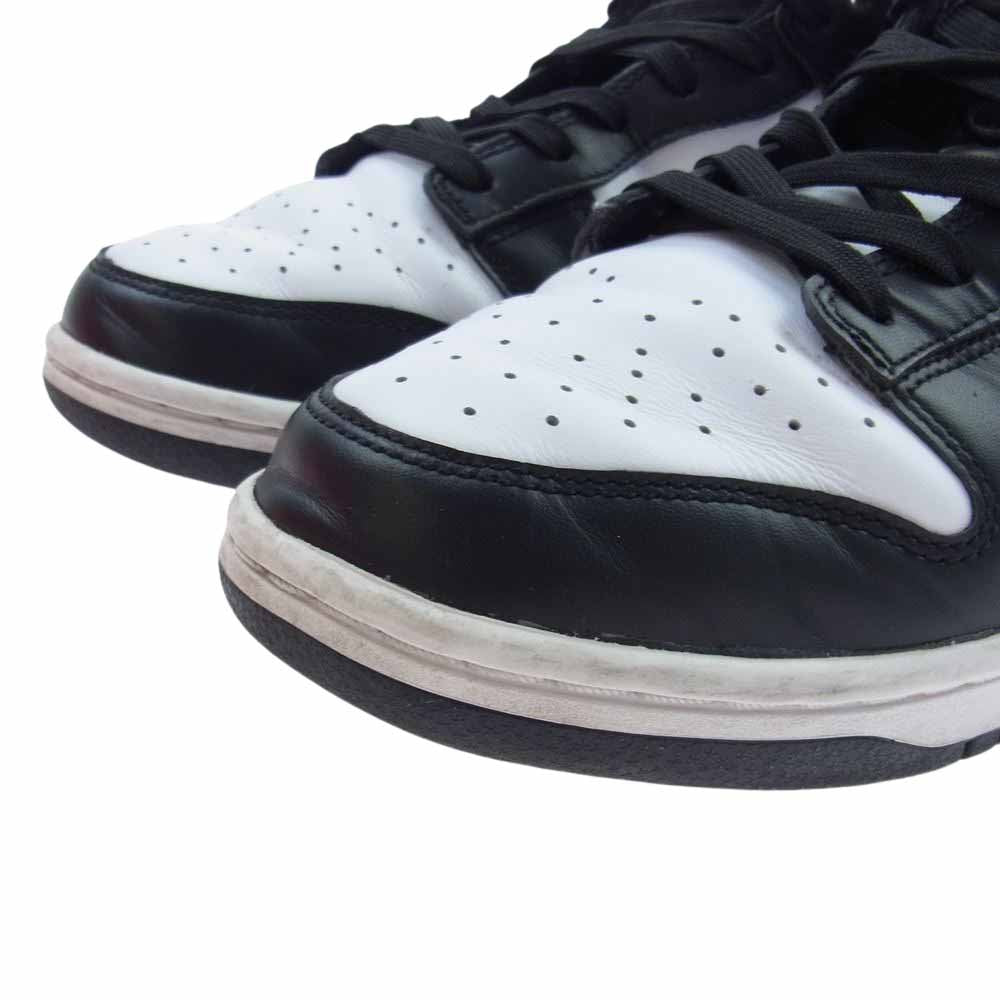 NIKE ナイキ DD1391-100 DUNK LOW RETRO WHITE BLACK ダンクロー レトロ ホワイト ブラック パンダ ローカットスニーカー ブラック系 ホワイト系 28cm【中古】