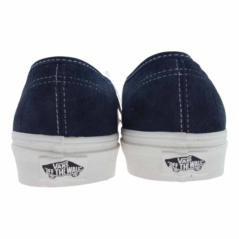 VANS バンズ  VN0A5HZS9G5  AUTHENTIC PIG SUEDE PARISIAN NIGHT オーセンティック スエード ローカット スニーカー ネイビー系 26.5cm【新古品】【未使用】【中古】