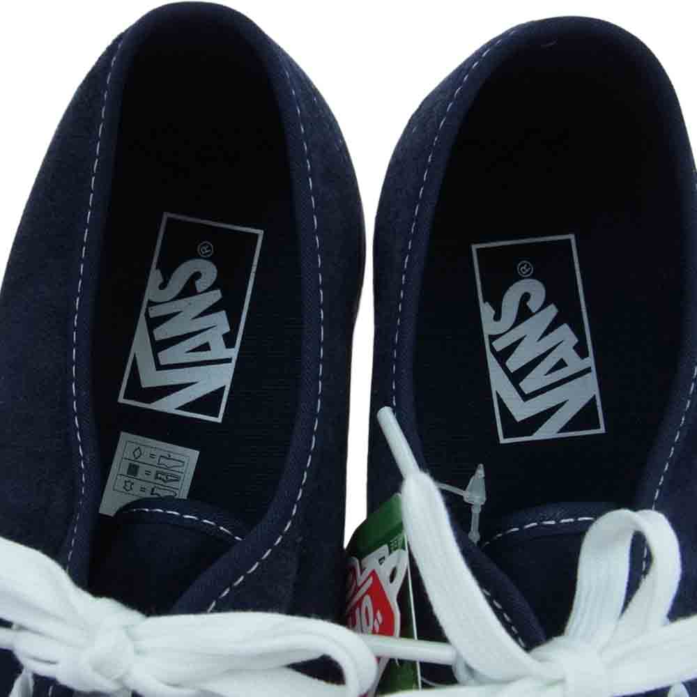 VANS バンズ  VN0A5HZS9G5  AUTHENTIC PIG SUEDE PARISIAN NIGHT オーセンティック スエード ローカット スニーカー ネイビー系 26.5cm【新古品】【未使用】【中古】