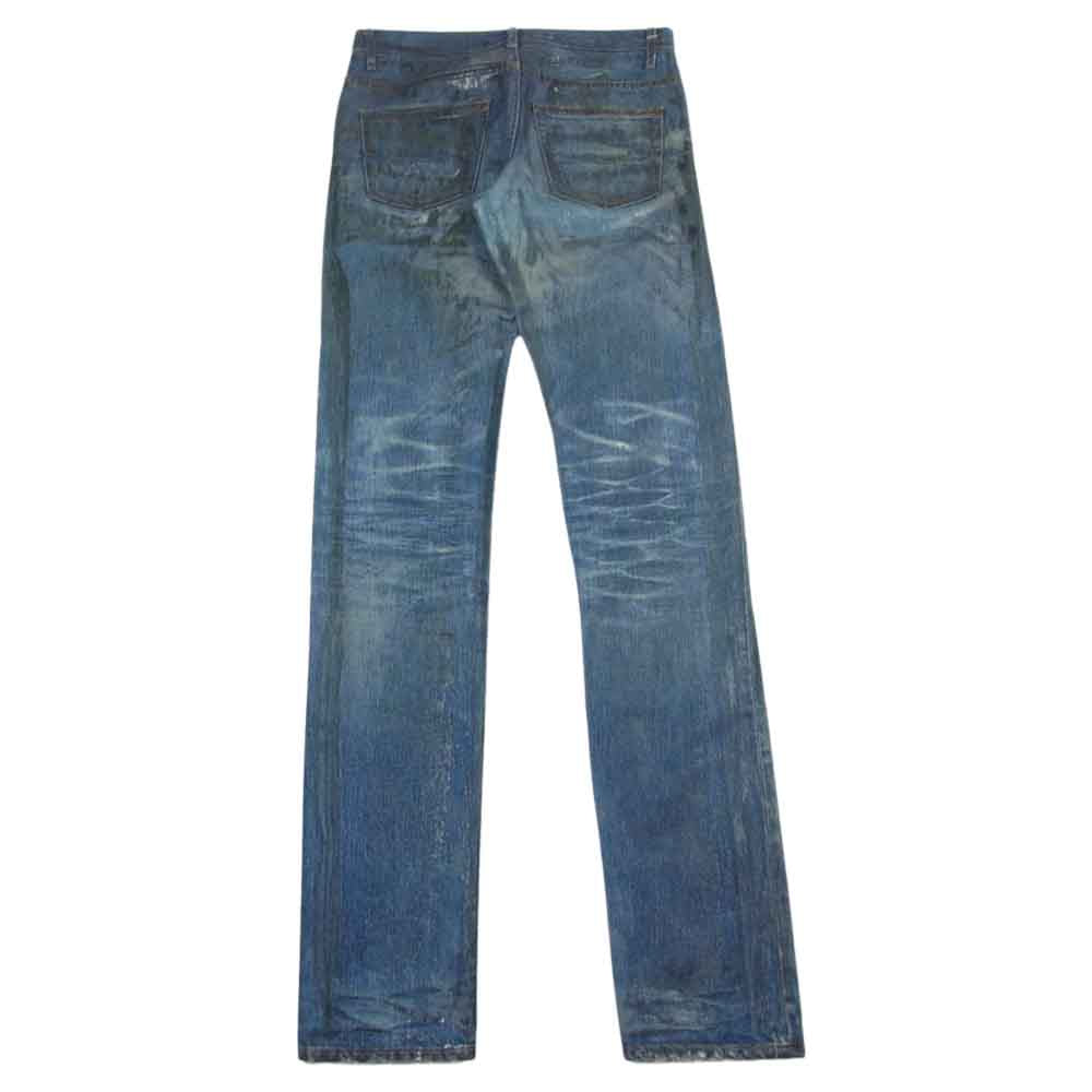 Dior ディオール エディ期 06AW 6HH1011524 ラスターコーティング 加工 デニムパンツ インディゴブルー系 28【中古】