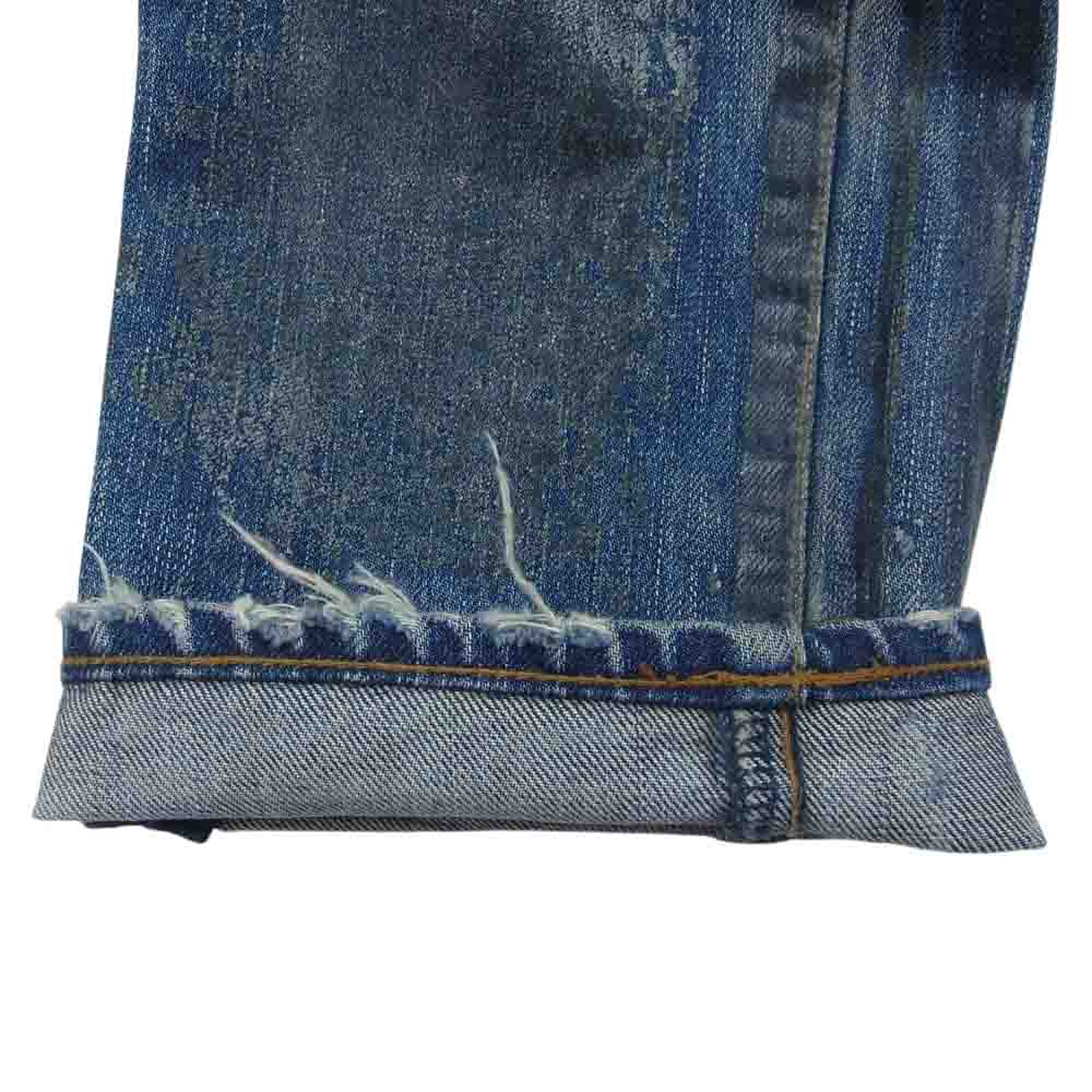 Dior ディオール エディ期 06AW 6HH1011524 ラスターコーティング 加工 デニムパンツ インディゴブルー系 28【中古】