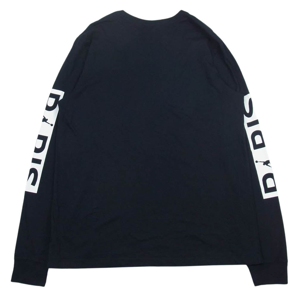 NIKE ナイキ BQ8382-010 Jordan x Paris Saint-Germain PSG ジョーダン パリサンジェルマン ロングスリーブ Tシャツ カットソー ブラック系 L【中古】
