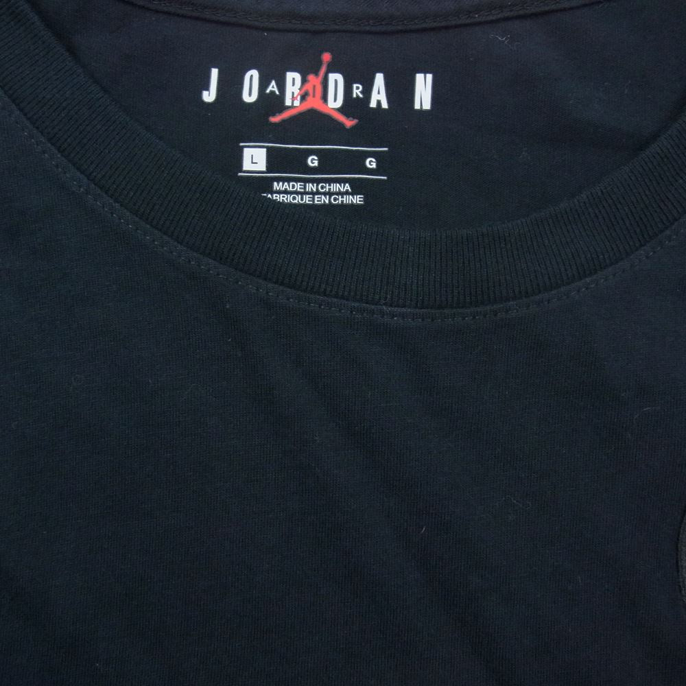 NIKE ナイキ BQ8382-010 Jordan x Paris Saint-Germain PSG ジョーダン パリサンジェルマン ロングスリーブ Tシャツ カットソー ブラック系 L【中古】