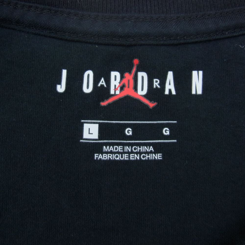 NIKE ナイキ BQ8382-010 Jordan x Paris Saint-Germain PSG ジョーダン パリサンジェルマン ロングスリーブ Tシャツ カットソー ブラック系 L【中古】