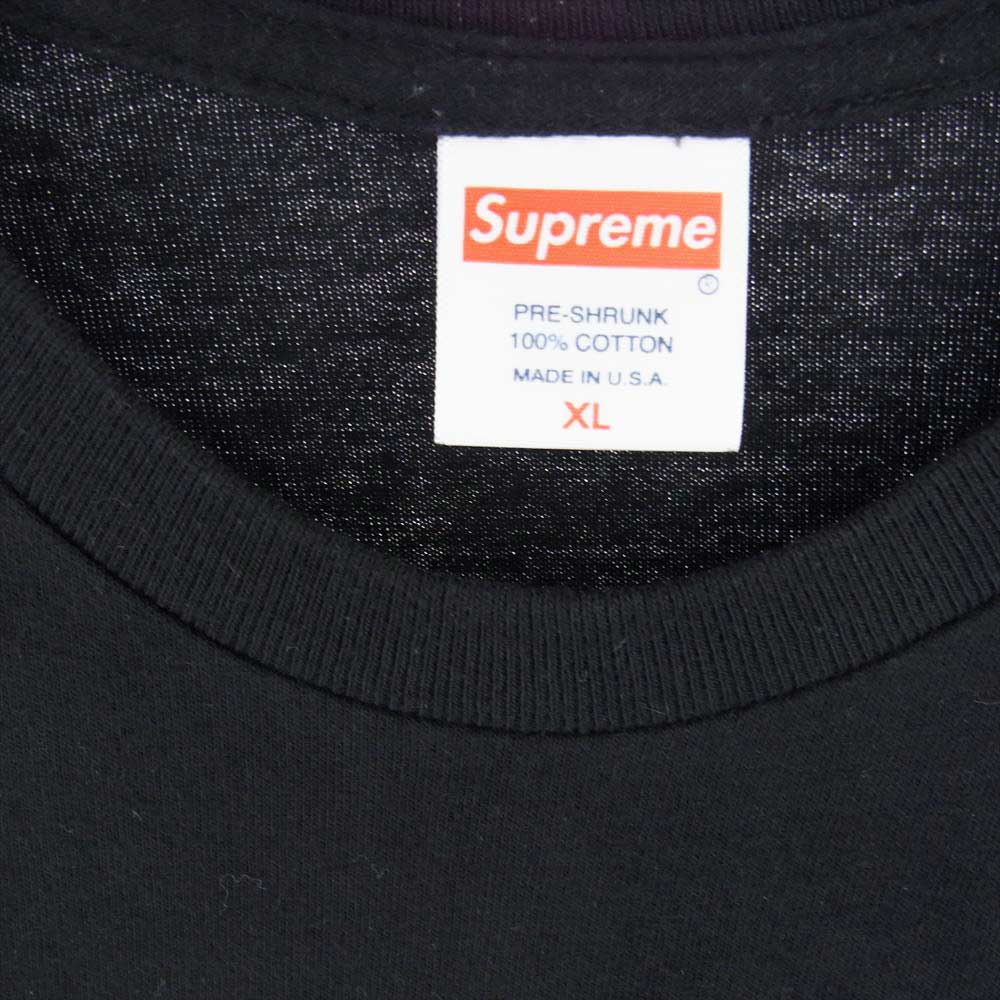 Supreme シュプリーム 21AW Lady Pink Tee レディ ピンク Tシャツ ブラック系 XL【中古】