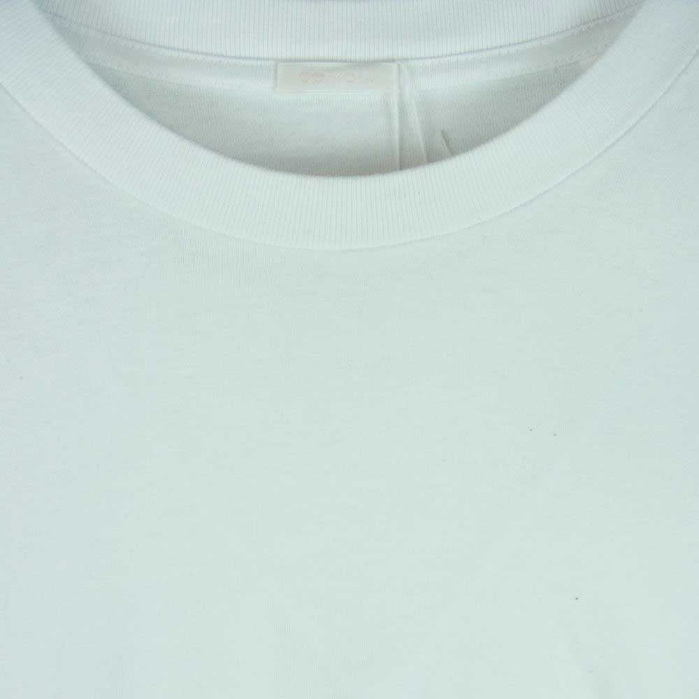 COMOLI コモリ 21SS T01-05007 空紡天竺 クルーネック 半袖 Tシャツ 日本製 ホワイト系 3【中古】