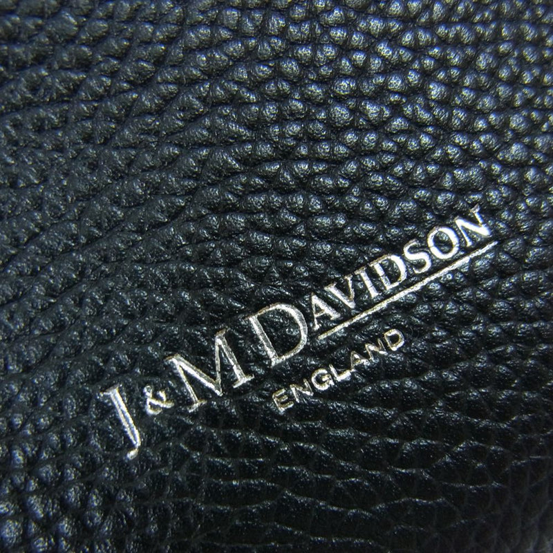J&M Davidson ジェイアンドエムデヴィッドソン DART NS TOTE ダーツ レザートートバッグ ブラック系【美品】【中古】