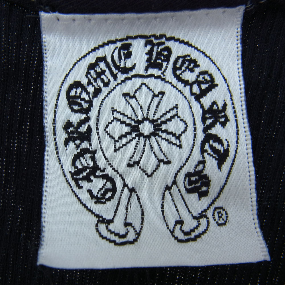 CHROME HEARTS クロムハーツ（原本無） FOTI フォティ プリント タンクトップ ブラック系 S【中古】
