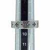 CHROME HEARTS クロムハーツ（原本無） 6mm SPACER FOTI 6mm スペーサー フォティ ハリスティータ モチーフ リング シルバー系 9.5号【中古】