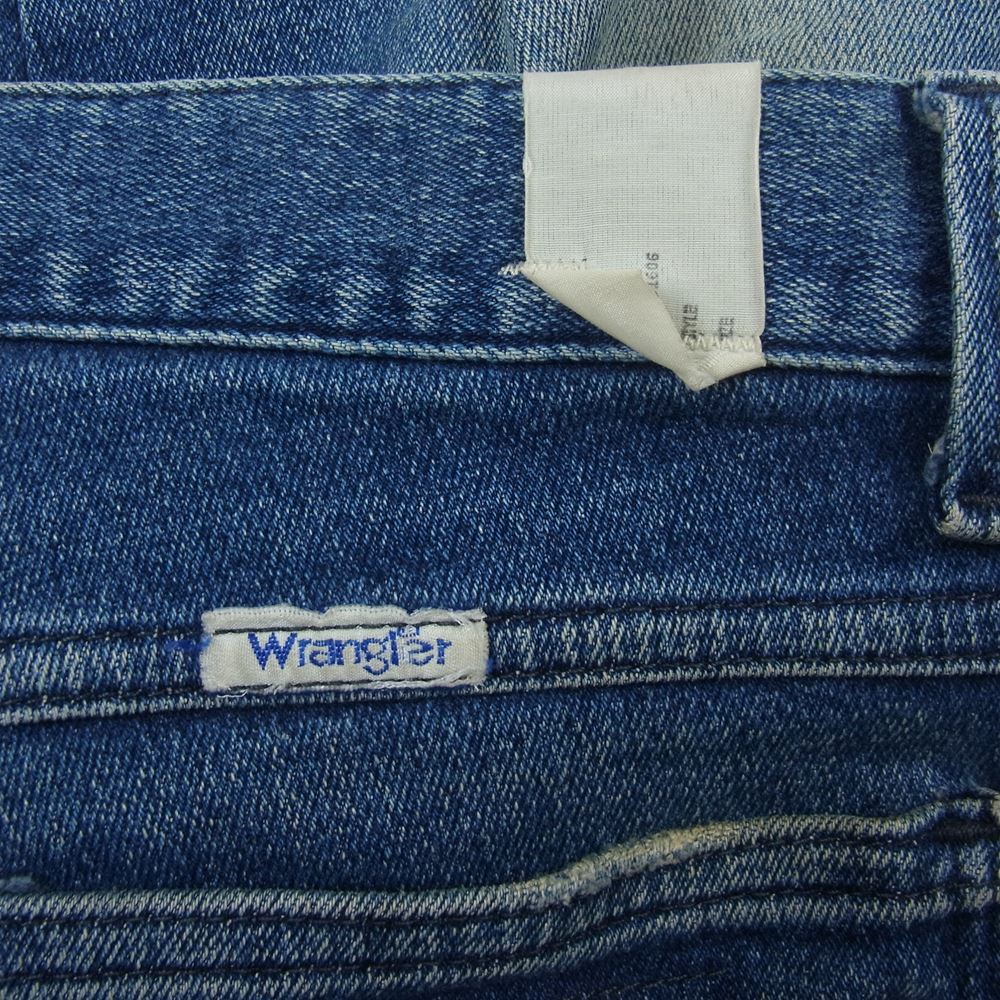 N.HOOLYWOOD エヌハリウッド S1005 × Wrangler ラングラー ウォッシュ 加工 デニム パンツ インディゴブルー系 33【中古】