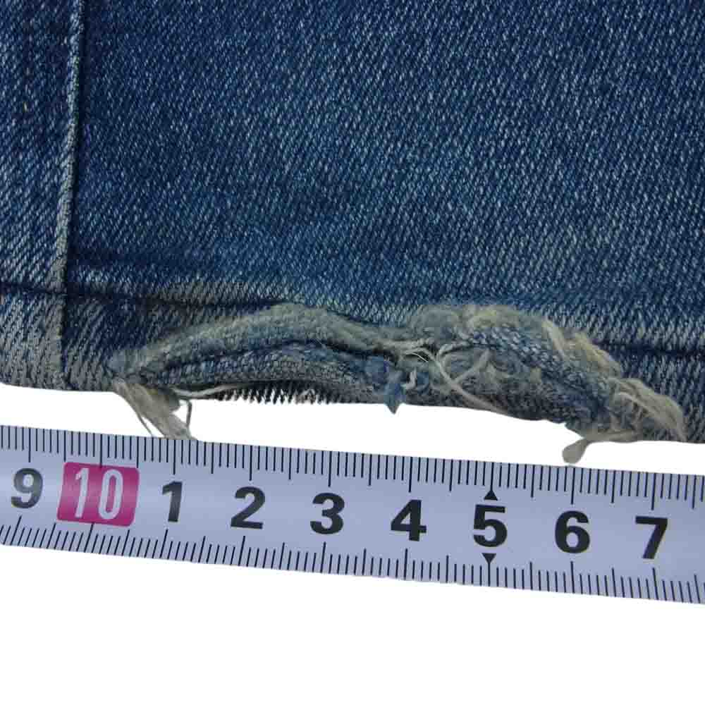 N.HOOLYWOOD エヌハリウッド S1005 × Wrangler ラングラー ウォッシュ 加工 デニム パンツ インディゴブルー系 33【中古】