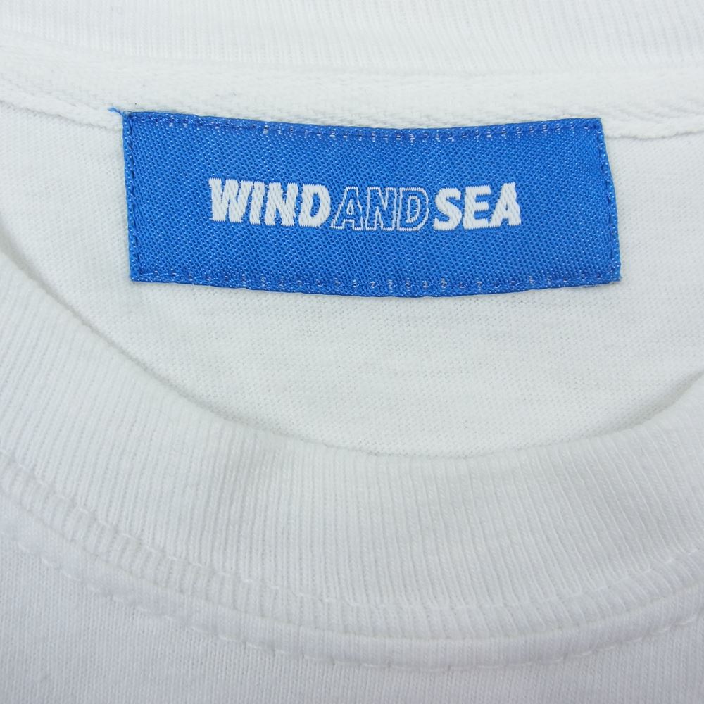 WIND AND SEA ウィンダンシー WDS-CS-229 SAIL-SEA-BOAT T-SHIRT 半袖 Tシャツ  ホワイト系 M【中古】