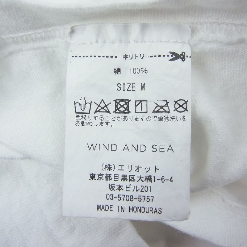 WIND AND SEA ウィンダンシー WDS-CS-229 SAIL-SEA-BOAT T-SHIRT 半袖 Tシャツ  ホワイト系 M【中古】