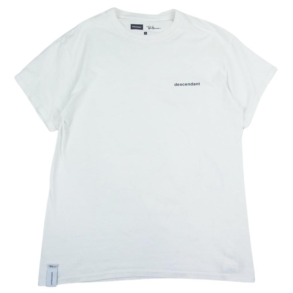 DESCENDANT ディセンダント 211ATDS-CSM02RS Apple Graphic SS Tee アップルプリント 半袖 Tシャツ  ホワイト系 1【中古】