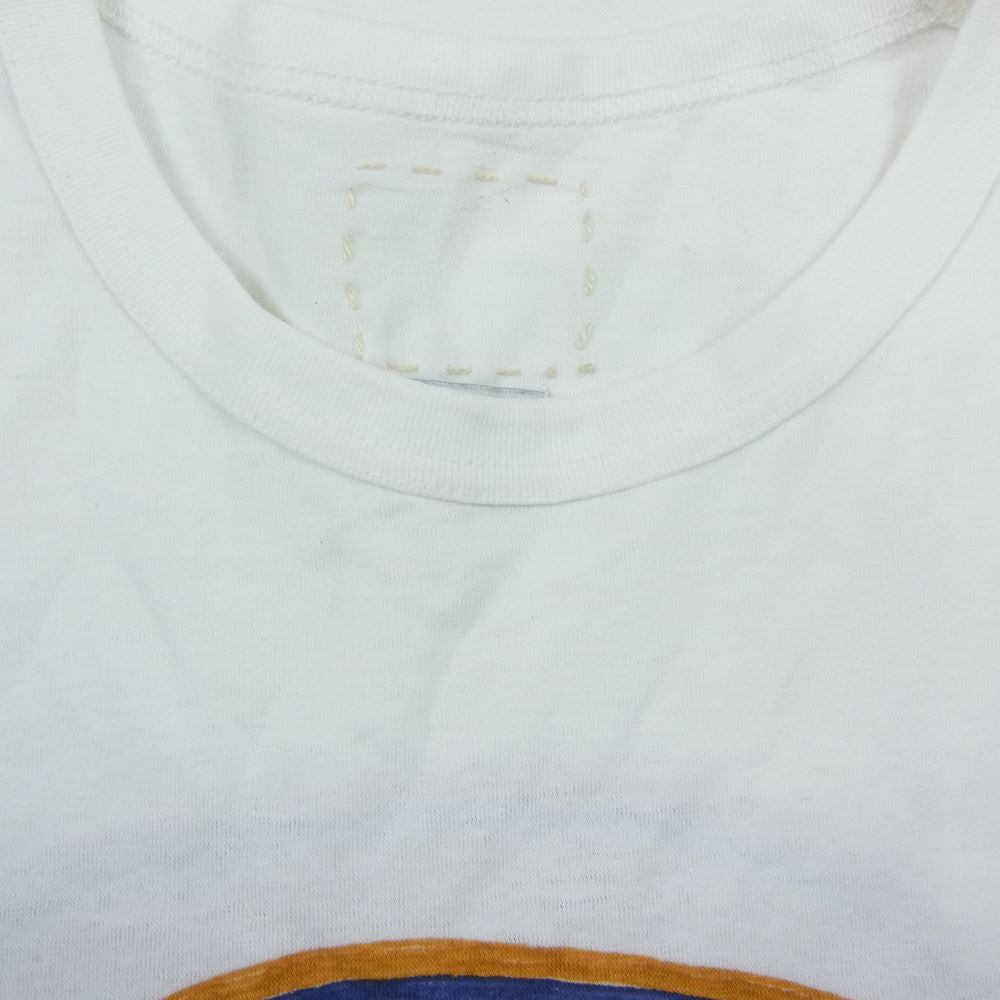 VISVIM ビズビム  17SS  DRY VNTG CREW S/S YOKOSO ヨウコソ プリント 半袖 クルーネック Tシャツ ホワイト系 2【中古】