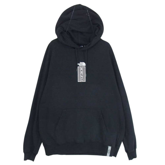 THE NORTH FACE ノースフェイス NT11965 RAGE SWEAT HOODIE 刺繍 プルオーバー パーカー ブラック系 L【中古】