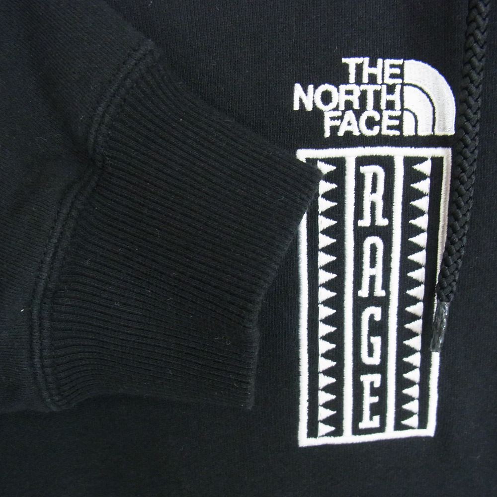 THE NORTH FACE ノースフェイス NT11965 RAGE SWEAT HOODIE 刺繍 プルオーバー パーカー ブラック系 L【中古】