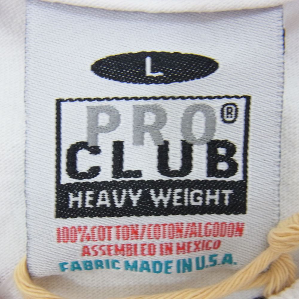 TENDERLOIN テンダーロイン T-TEE JC PRO CLUB キリスト プロクラブ プリント T シャツ ホワイト系 L【中古】