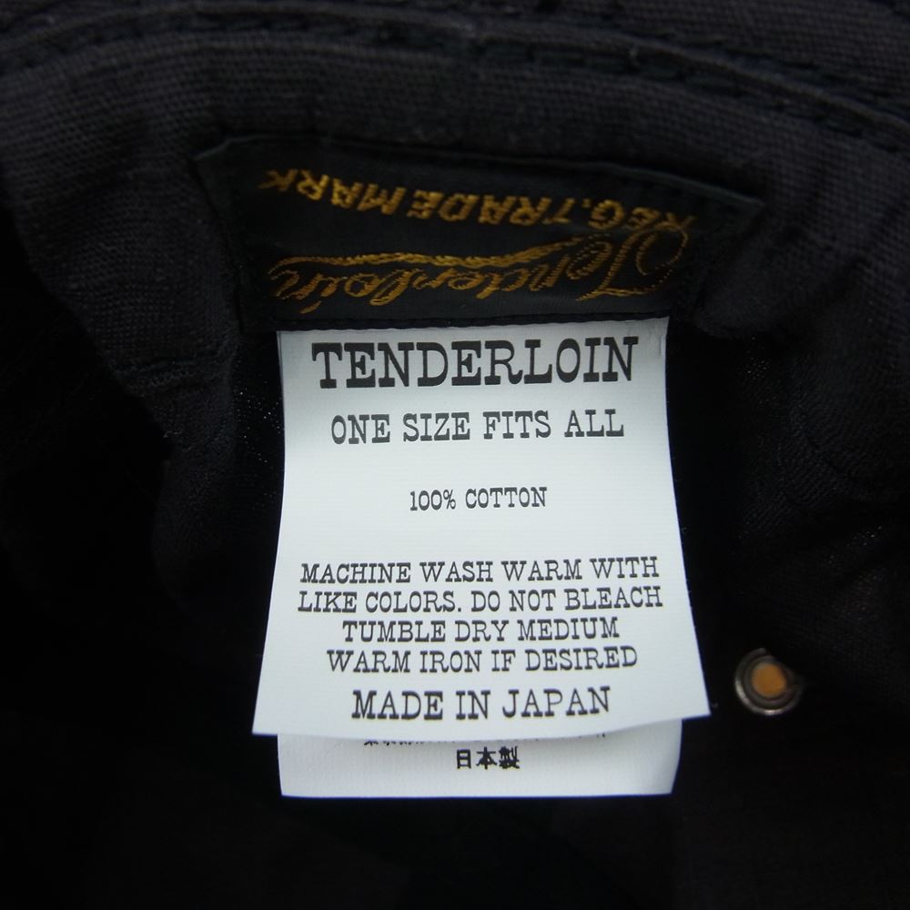 TENDERLOIN テンダーロイン 22SS JUNGLE HAT RIP STOP ジャングル ハット  ブラック系 OS【中古】