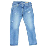 Ron Herman ロンハーマン 3020600196 RHC Gavin Denim Pants デニム ボタンフライ ダメージ パンツ インディゴブルー系 30【中古】