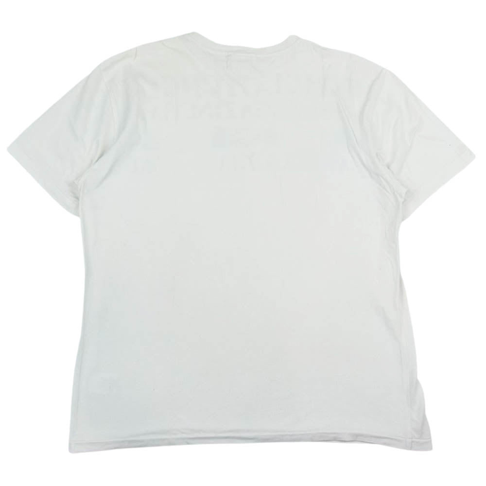 GLADHAND & Co. グラッドハンド ISETAN 伊勢丹限定 CLUTCH MAGAZINE シェイクハンド ポケット プリント Tシャツ 半袖 ホワイト ホワイト系 XL【中古】