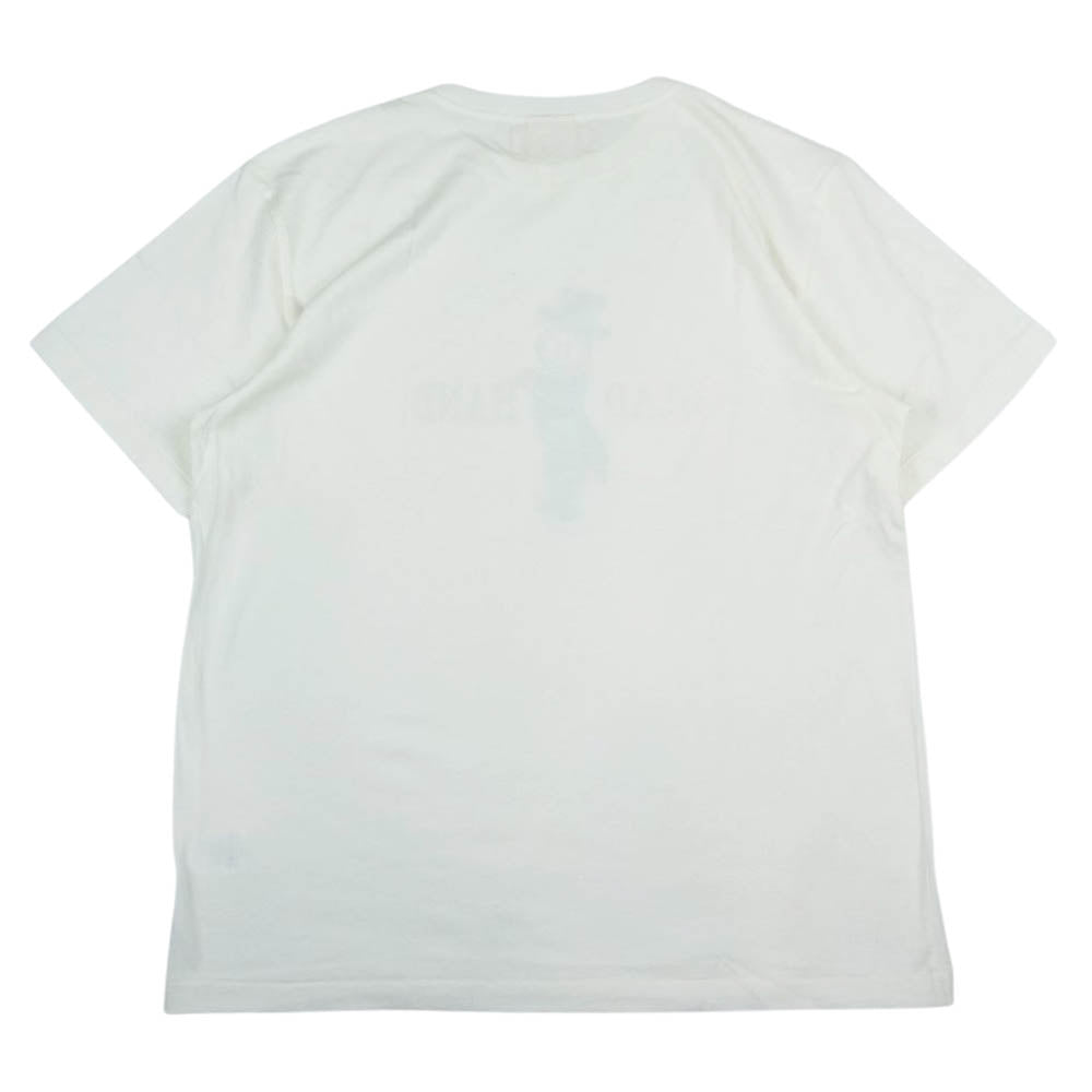 GLADHAND & Co. グラッドハンド ISETAN 伊勢丹限定 ボタン ジェントル ポケット プリント Tシャツ 半袖 オフホワイト オフホワイト系 L【中古】