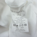 GLADHAND & Co. グラッドハンド スタンダードカラー シャツ 長袖 ホワイト ホワイト系 XL【中古】