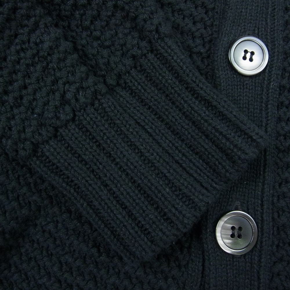 GANGSTERVILLE ギャングスタービル 23SS GSV-23-SS-19 HELL CAT - KNIT CARDIGAN コットン ワッペン カーディガン  ブラック系 XL【中古】